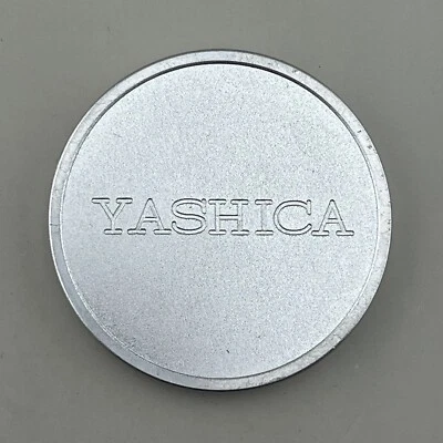 YASHICA 54mm Metal lens Cap For PENTAMATIC Camera GENUINE OEM Slip On Felt Rare - Image 1 of 4
