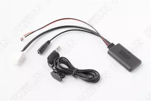 Buetooth Wireless Audio Adapter AUX Cable w/Microphone For Honda Goldwing GL1800 - Picture 1 of 7