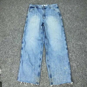 Vtg Gap Mechanic Jeans Mens 32x29 Faded Distressed Baggy Loose Skate Grunge Y2K - Picture 1 of 21