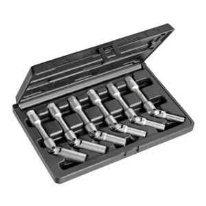Juego de 6 enchufes métricos de bujía incandescente extra larga Autojack 3/8" accionamiento ajuste universal - Imagen 1 de 5