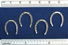 HIGH QUALITY RDLC Traditional 1:9 Scale MODEL HORSE SHOES - Polished Silver-tone
