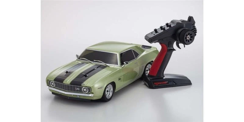 Kyosho FAZER MK2 Chevy Camaro Z28 1969 Frost Green 1 10 Readyset KYO34418T2B