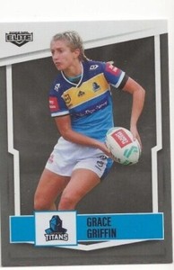 2022 NRL Elite GOLD COAST TITANS GRACE GRIFFIN NRLW 16 CARD SILVER 