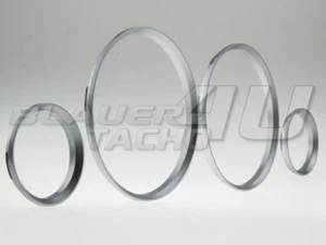 Satin-Matt Tacho Ringe Tachoringe CLIP passend für BMW E30 320 M3 CLIPSEN - Bild 1 von 2