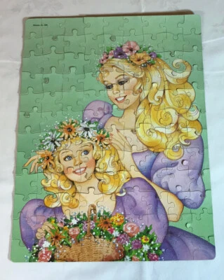 Barbie & Skipper Jigsaw Puzzle 1988 Vintage Golden Complete 100 Pieces #4609-43 - Image 1 of 4