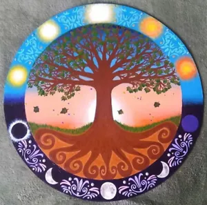 Collar de plata esterlina 925 con símbolo de vida de árbol de temporada - Imagen 1 de 11