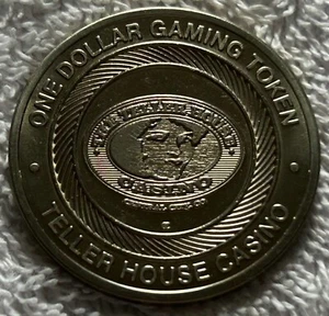 2005 TELLER HOUSE $1 Gaming Token Slot Obsolete Central City Colorado* - Picture 1 of 2
