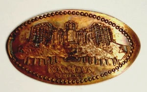 FOXWOODS RESORT CASINO Pressed Penny ~ RETIRED Ledyard CONNECTICUT - Picture 1 of 1