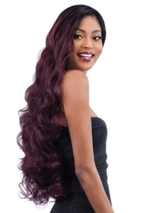 BODY WAVE 3PCS - SHAKE-N-GO SYNTHETIC MASTERMIX ORGANIQUE WEAVE EXTENSION - Picture 1 of 27