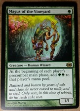 Magic MTG Future Sight - Magus of the Vineyard NM rare English green mana