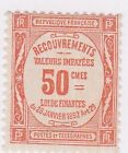 Timbre Taxe France N°47 - 50 c. rouge - 1908-1925 - Neuf**  - cote 1100 Euros - 