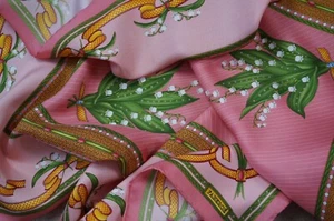 Fabergé floral motif silk scarf. - Picture 1 of 12