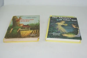 Nancy Drew The Mystery at Lilac Inn & The Bungalow Mystery Carolyn Keene #2 #4  - Picture 1 of 6