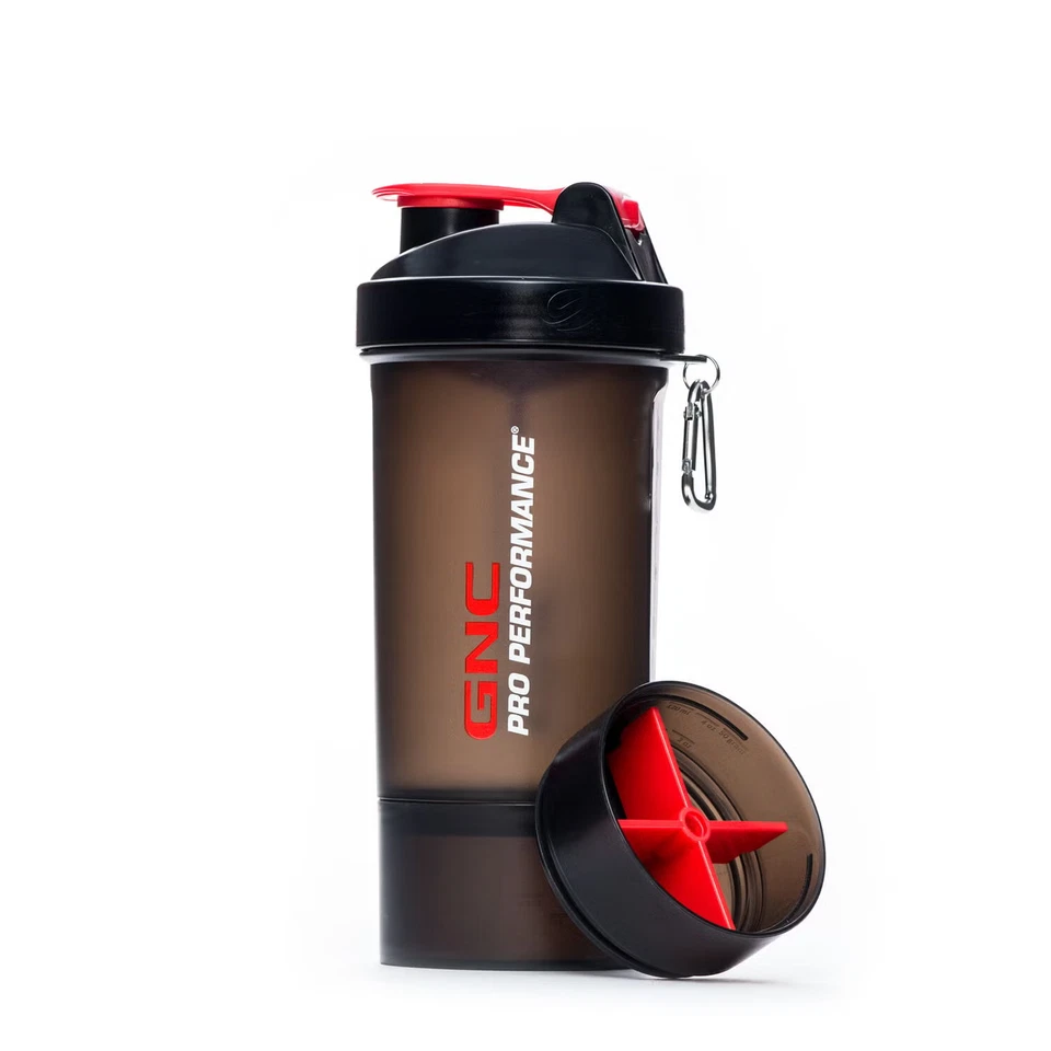 GNC Pro Performance Smart Shake Shaker Becher Bodenfach 4 Abstände NEU - Bild 1 von 1