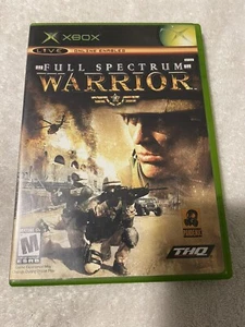 Full Spectrum Warrior (Microsoft Xbox, 2004) Complete w/ Manual - Tested - Picture 1 of 8