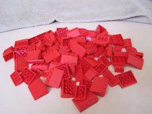 LEGO tejas rojo 33° inclinación - 3x4 3297 y mucho más - usado 100 unidades - Imagen 1 de 7