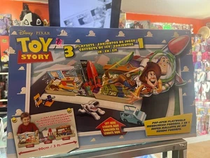 Toy story Dixie Pixar, three play sets in one Sid's room, pizza planet Andy's ro - Picture 1 of 3