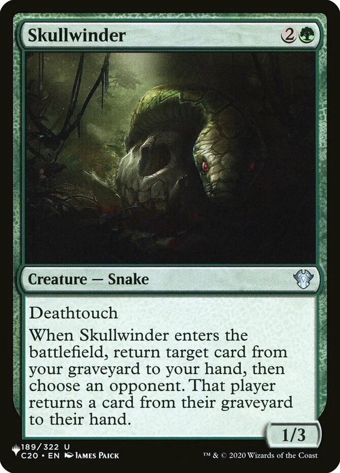 x1 Skullwinder - The List - The List - NM - MTG - Image 1 of 1