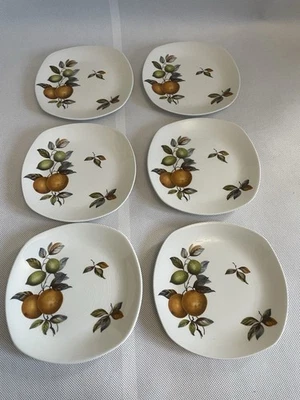 Retro Midwinter Oranges & Lemons, Vintage Side Plates x6 - Image 1 of 4
