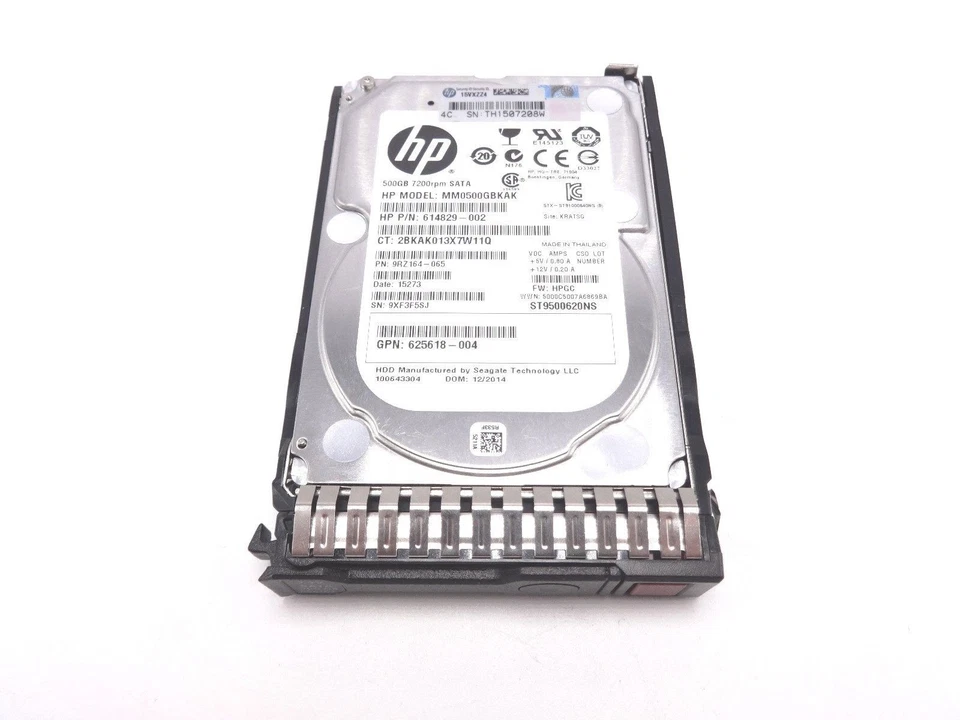 HP 656107-001 500GB 7.2K SATA 2.5" SFF MDL SC HDD Hard Disk Drive w60 - Image 1 of 1