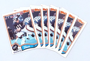 (7) Phil Simms 1982 Topps Football NM Card Lot #433 - Picture 1 of 2
