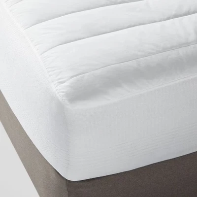 Queen Performance Mattress Pad - Threshold: Hypoallergenic, Waterproof, - Image 1 of 4