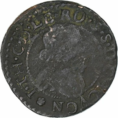 [#1283089] County of Löwenstein, Jean-Théodore, Double Tournois, 1634, Cop, per - Image 1 of 2