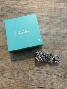 Carolyn Pollack Sterling Silver Large Link Cuff - Picture 1 of 8