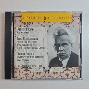 Goldenweiser: Chopin, Rachmaninoff (Dante Productions, 1998) - Picture 1 of 4