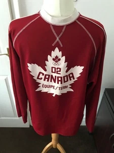 Roots Herren 2002 Kanada Olympia Salt Lake City Hockey Trikot rot Größe Small - Bild 1 von 9