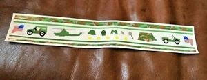 MRS GROSSMAN DESIGN LINES STICKERS ARMY TENTS JEEPS HELICOPTER FLAGS * - Picture 1 of 1