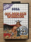 Très Rare Jeu SEGA Master System 1 & 2 PAL Complet En Boite Golden Axe Warrior