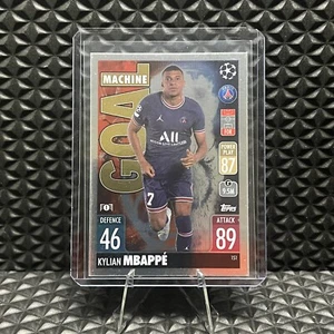 2021-2022 Topps Match Attax UEFA Goal Machine #151 Kylian Mbappe PSG - Picture 1 of 2