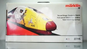 Marklin 37795 THALYS PBKA TINTIN High Speed Train 10 Car set MFX w/Sound HO scal - Picture 1 of 8
