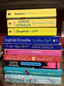 Sophie Kinsella 10 Book Lot Confessions Shopaholic Secret Undomestic Goddess - Picture 1 of 11