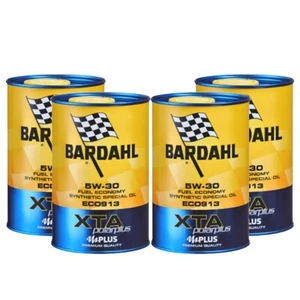 Kit 4 Lt Olio Motore Bardahl XTA 5W30 ECO913 Acea A5/B5 Polar Plus Tagliando - Imagen 1 de 3