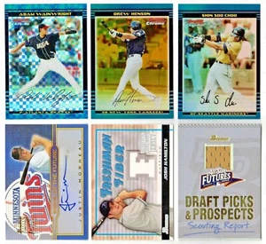 2002 BOWMAN DRAFT All Refractor /300 X-Fractor /150 Gold /50 Auto Relic YOU PICK - Picture 1 of 51