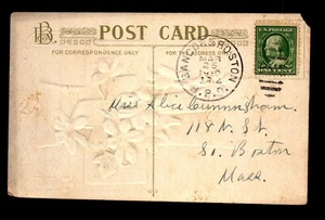 1910 Bangor & Boston RPO Card - L30449 - Picture 1 of 2