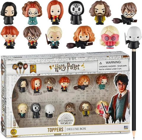 Harry Potter Pencil Toppers 12pk Ginny Weasley Granger Death Eater Voldemort Cover