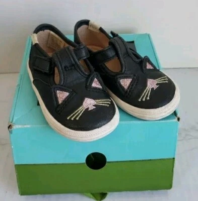 Kate Spade x Keds Campeón Puntera Correa en T Gato Cuna Infantil Zapatos 4M  Foto 1 de 4