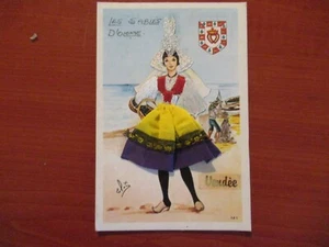 Novedad postal bordada de seda francesa (R) - Imagen 1 de 2