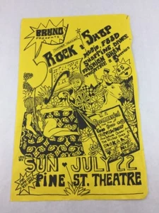 Show: Sno Bud Clevelands & Others Rock & Shop Concert Poster in Portland OR - Picture 1 of 1