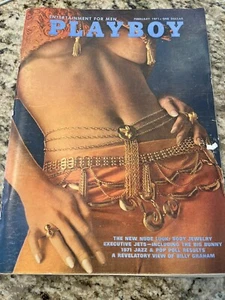 PLAYBOY MAGAZINE FEBRUARY 1971 ISSUE, WILLY REY,VARGAS,HENDRIX, VG - Picture 1 of 1