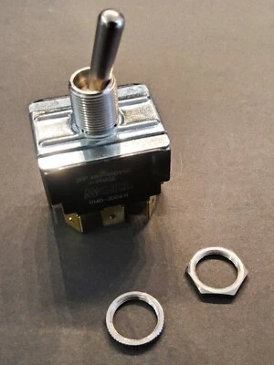 McGill CAT#0140-3004N 3PDT TOGGLE SWITCH 01403004N