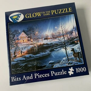 Bits And Pieces Jigsaw 1000 Piece All Is Bright Glow In The Dark Puzzle No 4226 - Picture 1 of 3