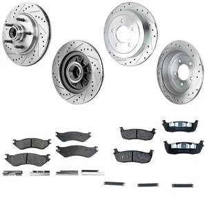 Front & Rear Brake Disc and Pad Kit for F150 Truck Ford F-150 Heritage 2004 - Picture 1 of 12