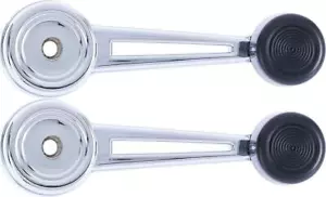 Pair LH & RH Window Crank Handle Metal Chrome for Various Ford and Mercury Model - Picture 1 of 11