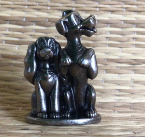 Lady And The Tramp Monopoly Disney Ed 1 1/4" 2001 Medaille Mover Ersatz Zinn - Bild 1 von 7