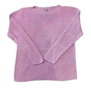 Talbots Women's Pink Pima cotton boat Neck Knit Sweater Size XL - Picture 1 of 3