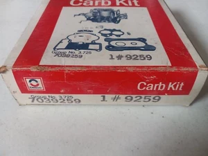NOS GM DELCO AC 7039259  CARBURETOR REBUILD QUADRAJET 9259 CAMARO CHEVELLE TRUCK - Picture 1 of 5